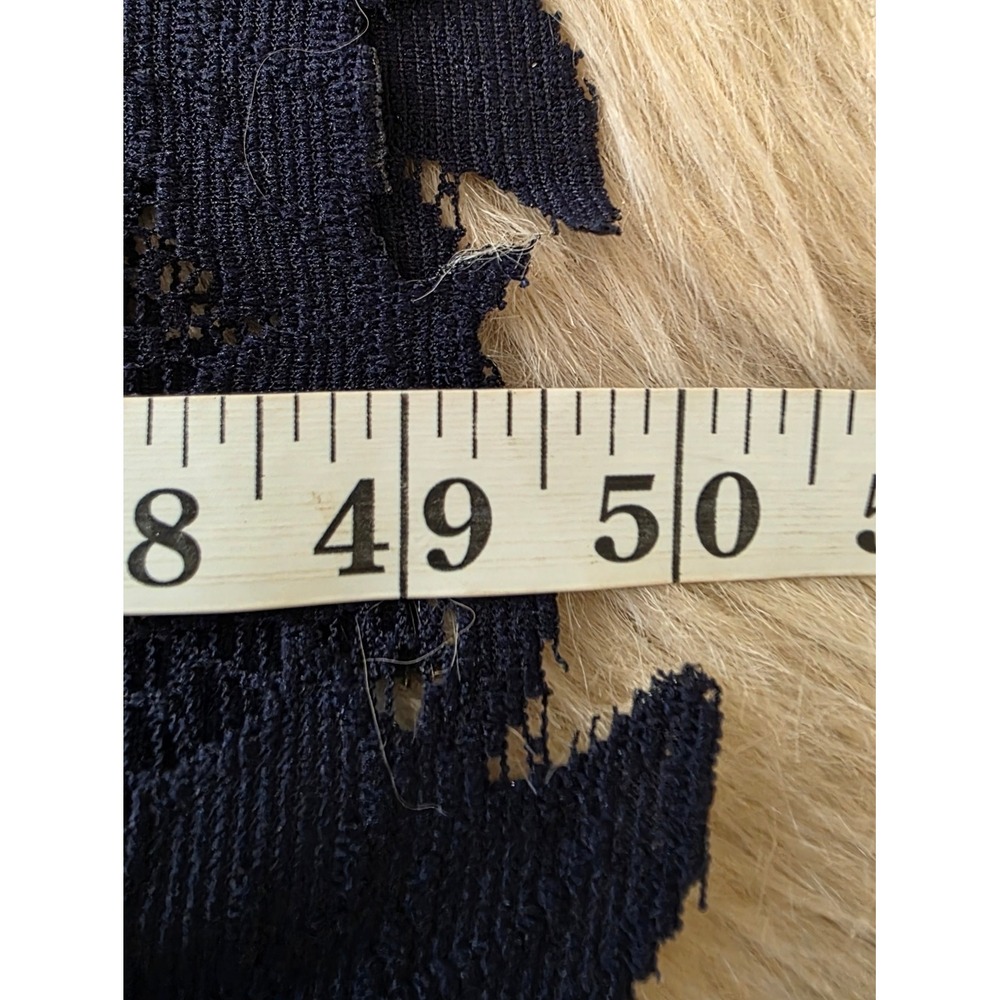 ASOS Navy Blue Lace Midi Dress Sleeveless Women's Size 12 - Picture 13 of 13